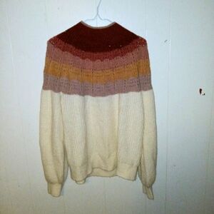 EUC Maurices Mockneck Knitted Sweater XL